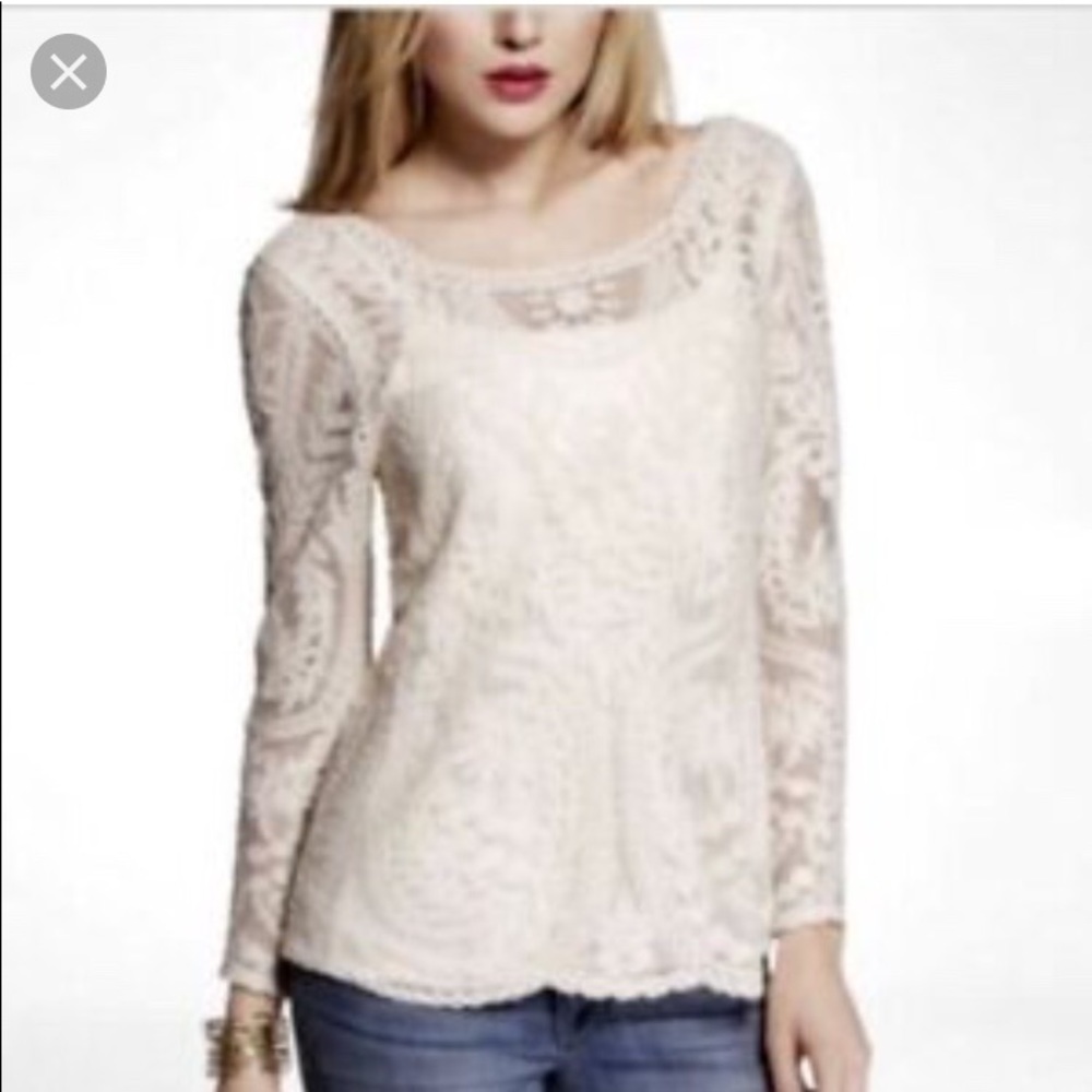 Express lace top